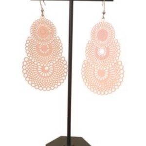 NWT Boutique lace appearing earrings